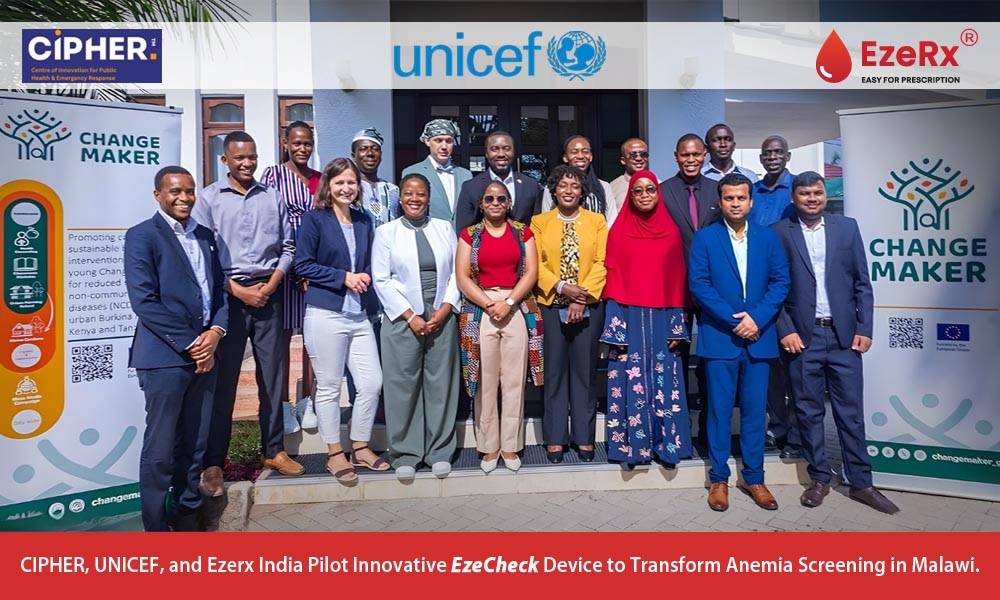 Anemia Screening Malawi: CIPHER & UNICEF Pilot EzeCheck to Improve Anemia Detection