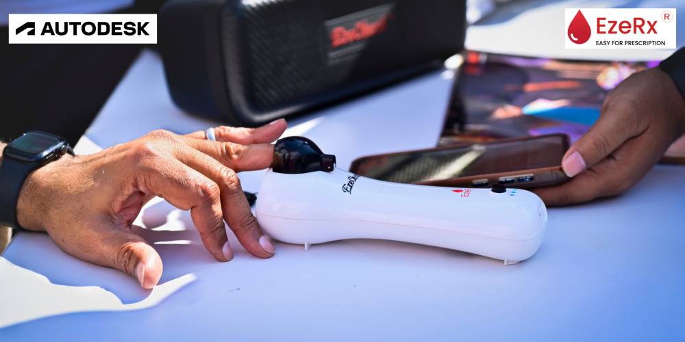 EzeRx Featured by Autodesk - Revolutionizing Non-Invasive Diagnostics in Healthcare